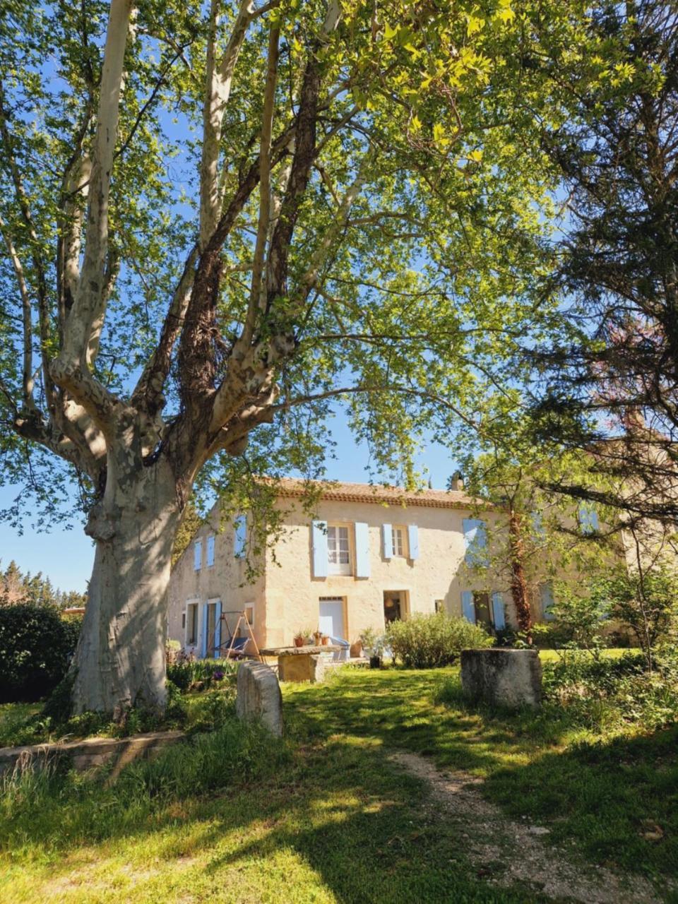 Bed and Breakfast Ancien Mas Du Moulin Eygalières Exterior foto